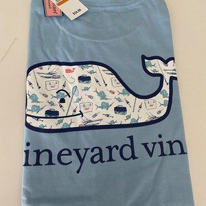 Vineyard Vines Fishing Whale Short-Sleeve Pocket Tee